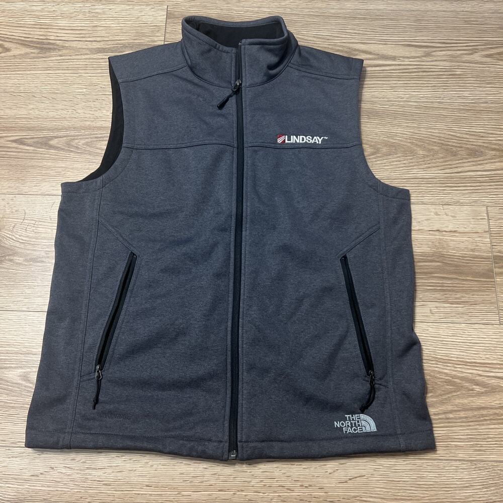 The North Face Men’s Gray Pockets Outdoors Lindsay Irrigation Size Large (A25)